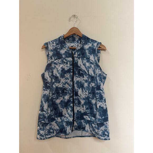Lululemon Jackets & Blazers - LULULEMON Light Speed Vest Seaside Silver Fox 10 Cycling Running Outdoor Hiking